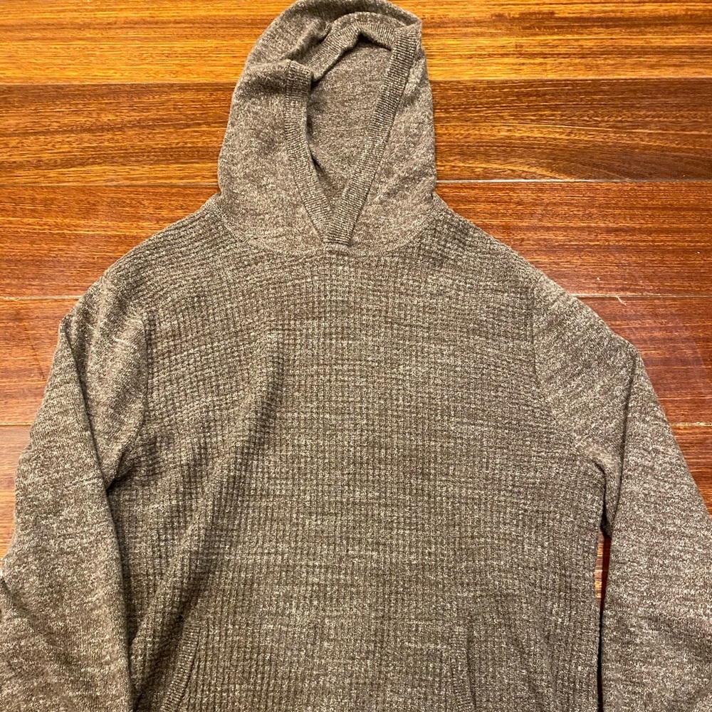 GAP Hooded Sweatshirt Waffle Shirt